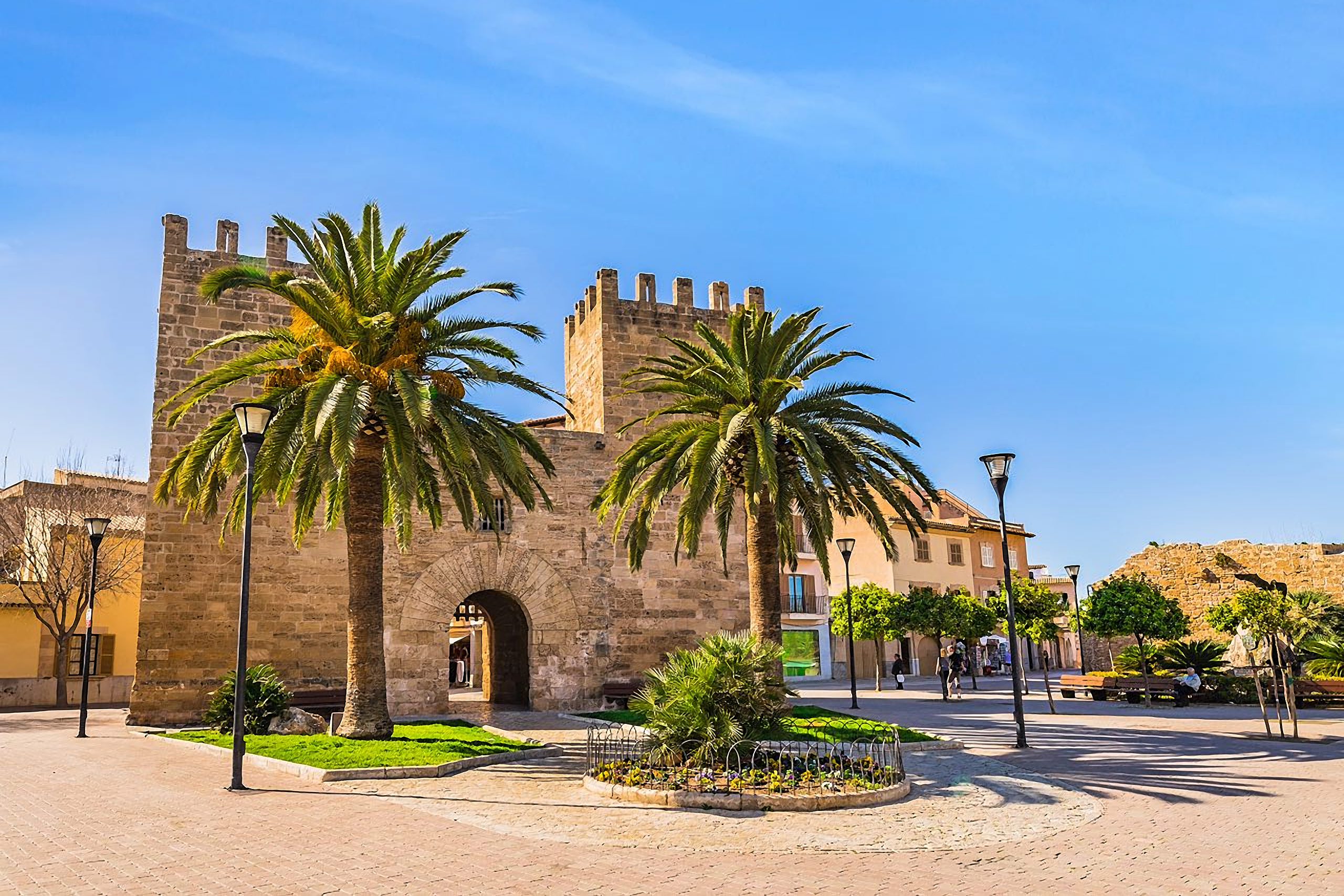 Alcudia old town gate Porta del Moll Alcudia old town gate Porta del Moll