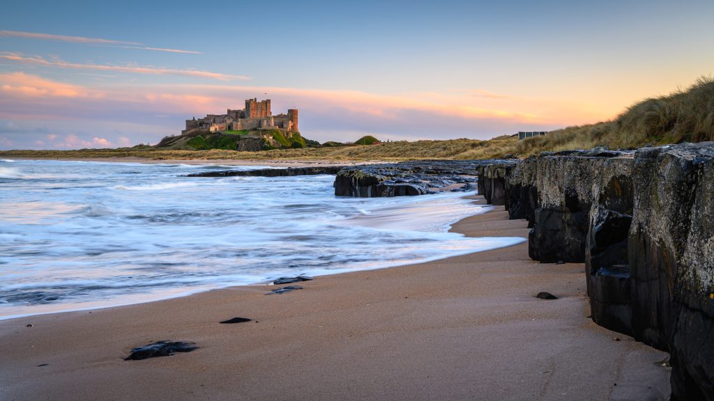 Bamburgh medieval castle Bamburgh medieval castle