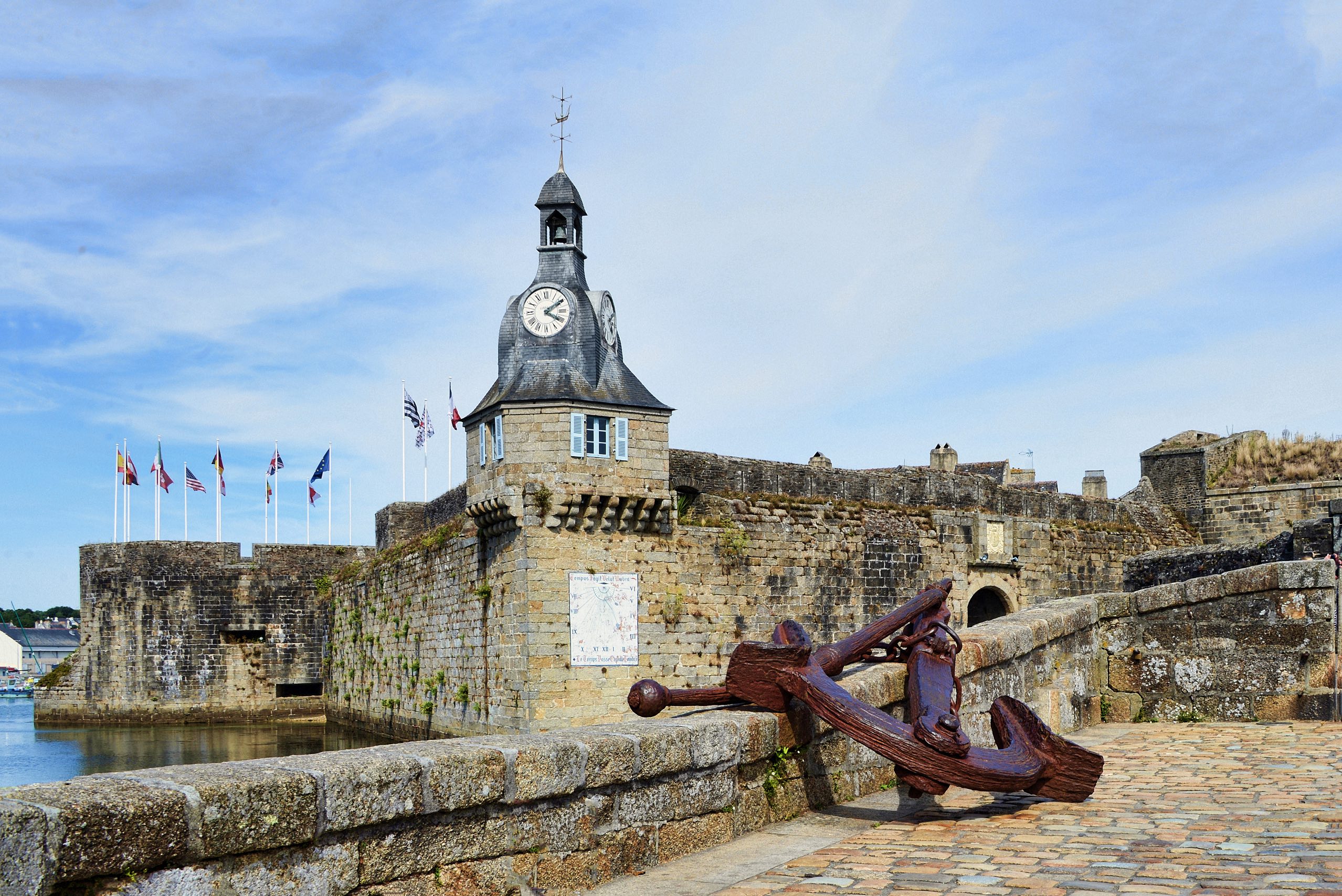 Concarneau City and Anchor Concarneau City and Anchor