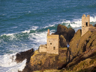 Cornwall Cliff Mine Botallack Cornwall Cliff Mine Botallack, Crown Mines