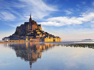 Mont St Michel Dawn Mont St Michel Dawn