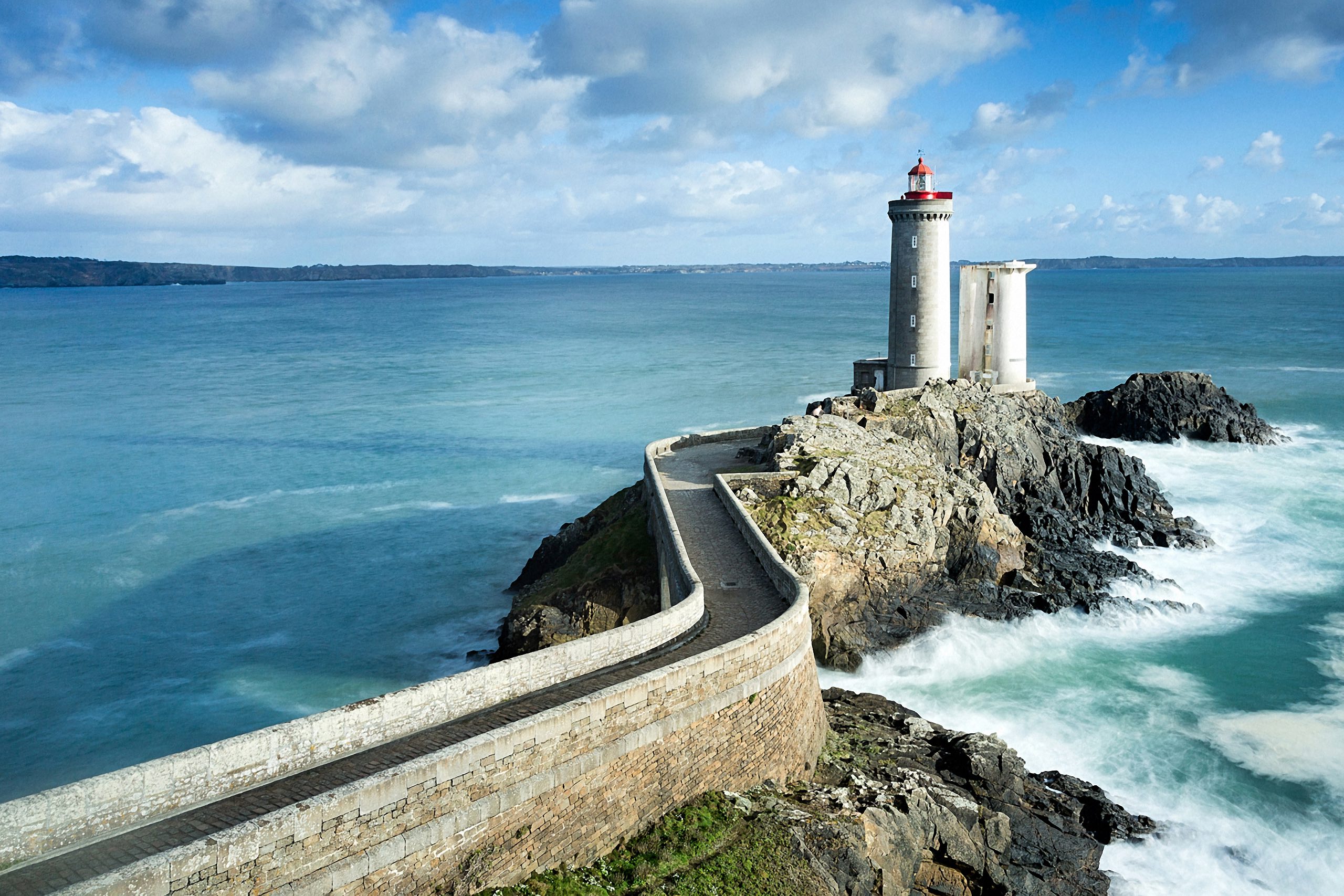 Phare du petit minou in Plouzane, Brittany, France Phare du petit minou in Plouzane, Brittany,