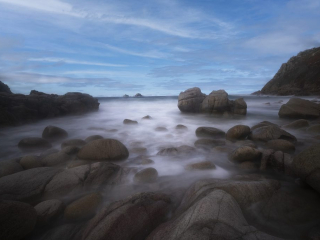 Porth Nanven Beach, Cornwall copy training