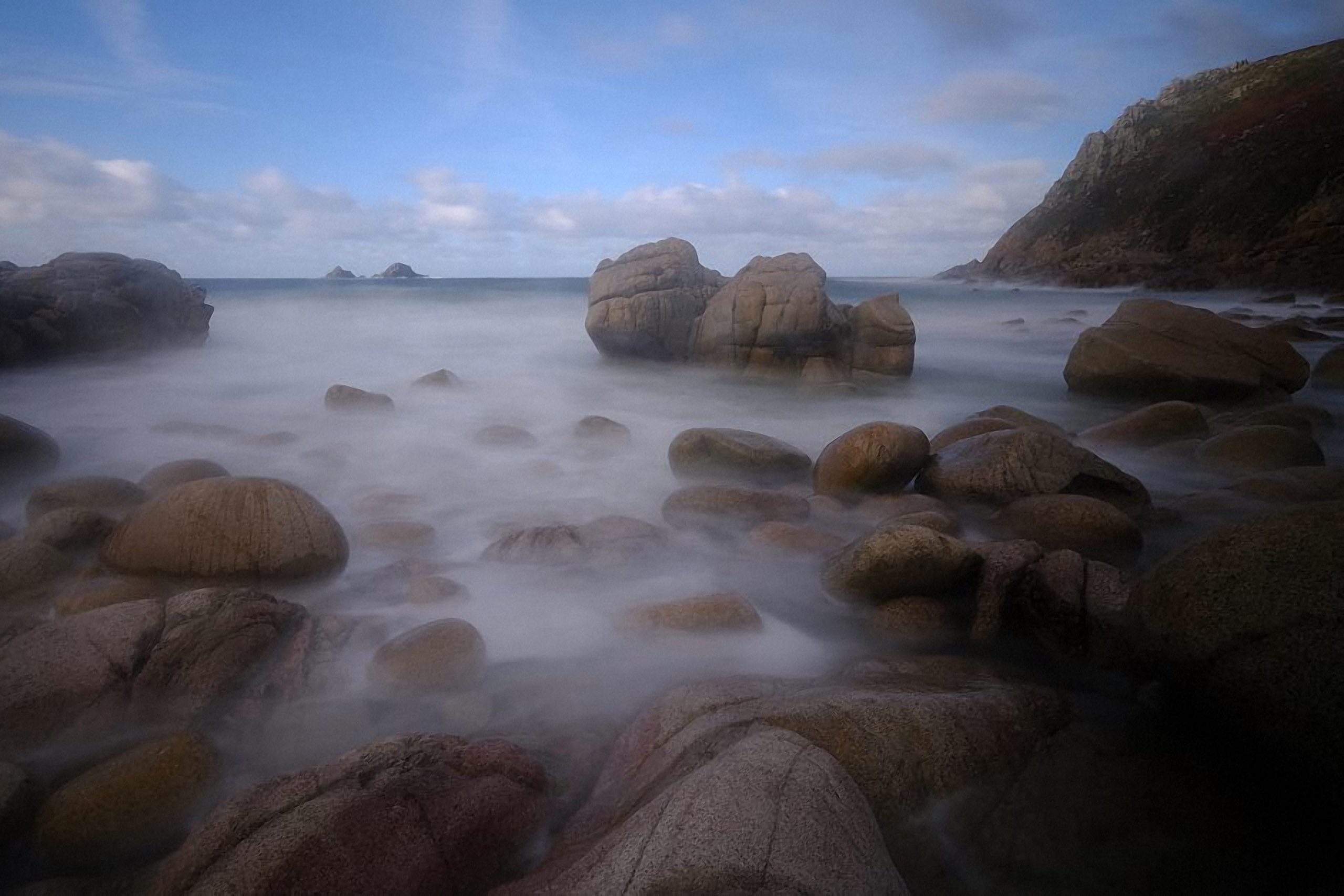 Porth Nanven at the end of Cot Valley