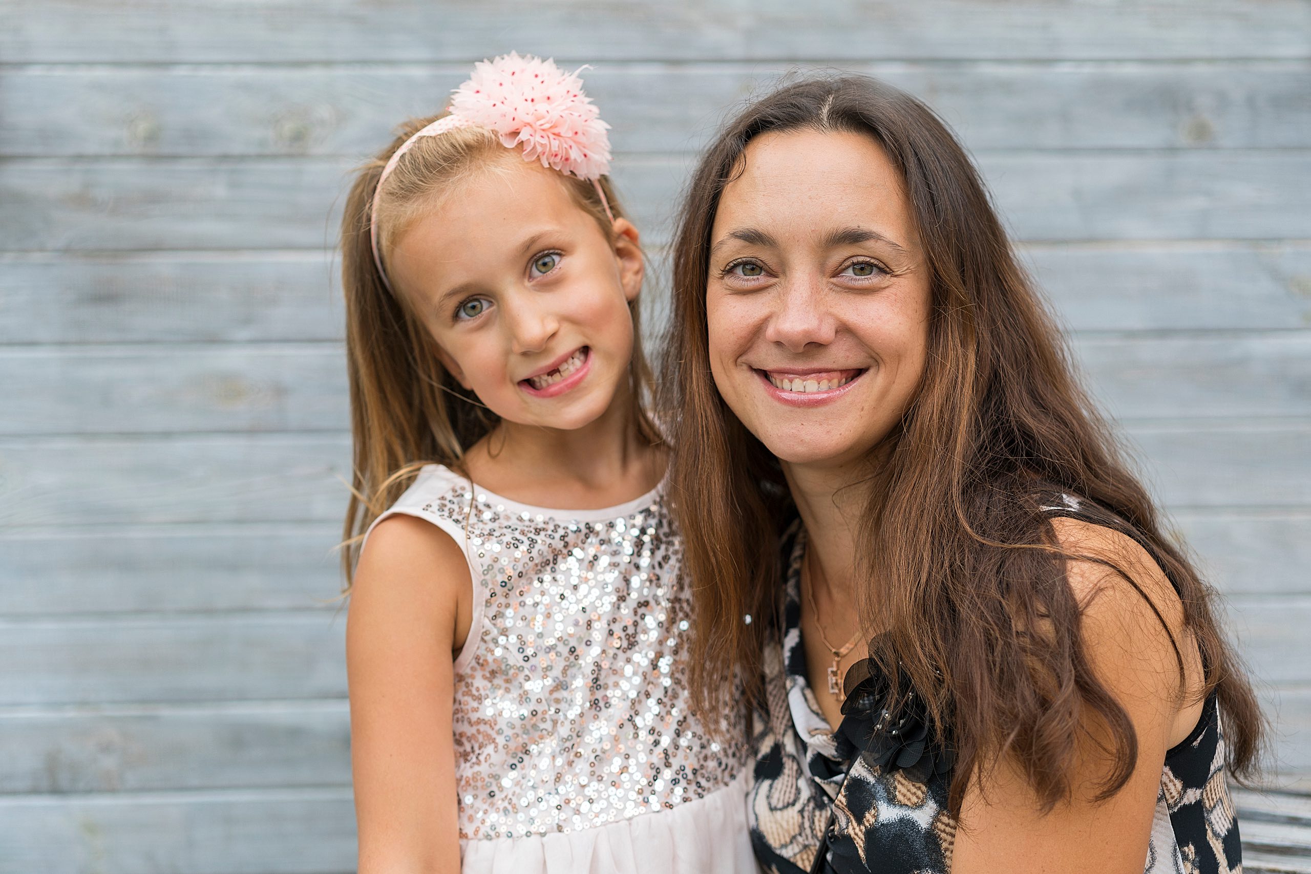Beautiful,Mother,With,A,Little,Beautiful,Daughter Portrait of mother. and Daughter