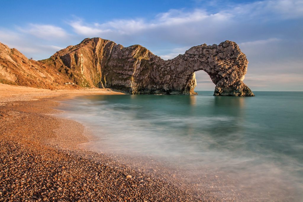 Durdle Dor a rock arch off the Jurassic Coast Dorset Durdle Dor a rock arch off the Jurassic Coast Dorset